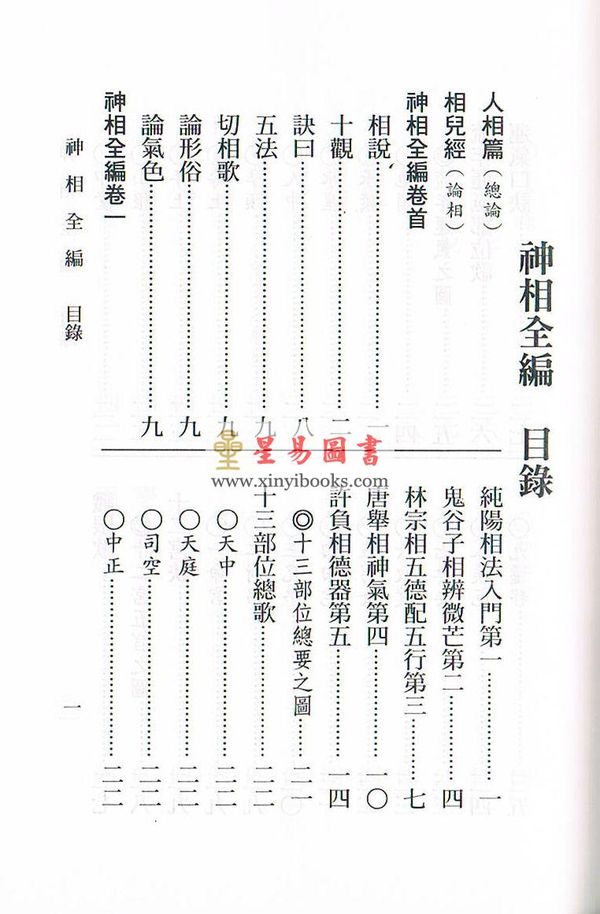 陈希夷/柳庄袁忠彻：神相全编（台湾大孚）