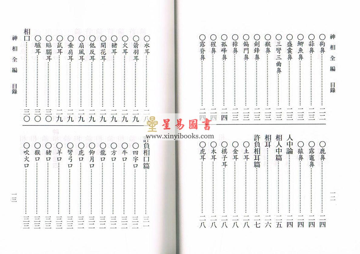 陈希夷/柳庄袁忠彻：神相全编（台湾大孚）