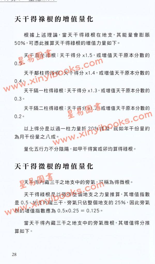 沈渊滴：八字算命之量化五行力