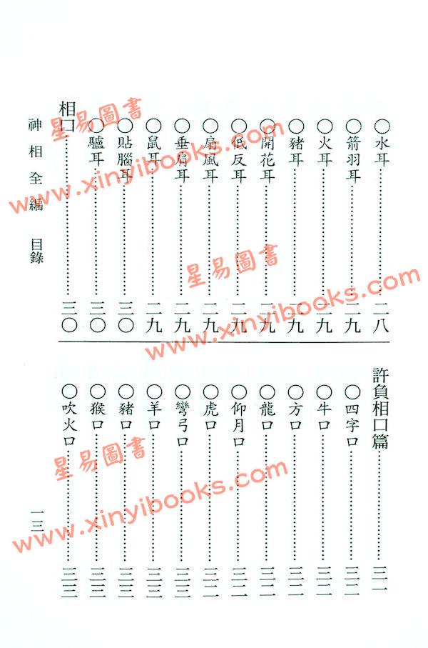 陈希夷/柳庄袁忠彻：神相全编（大孚）