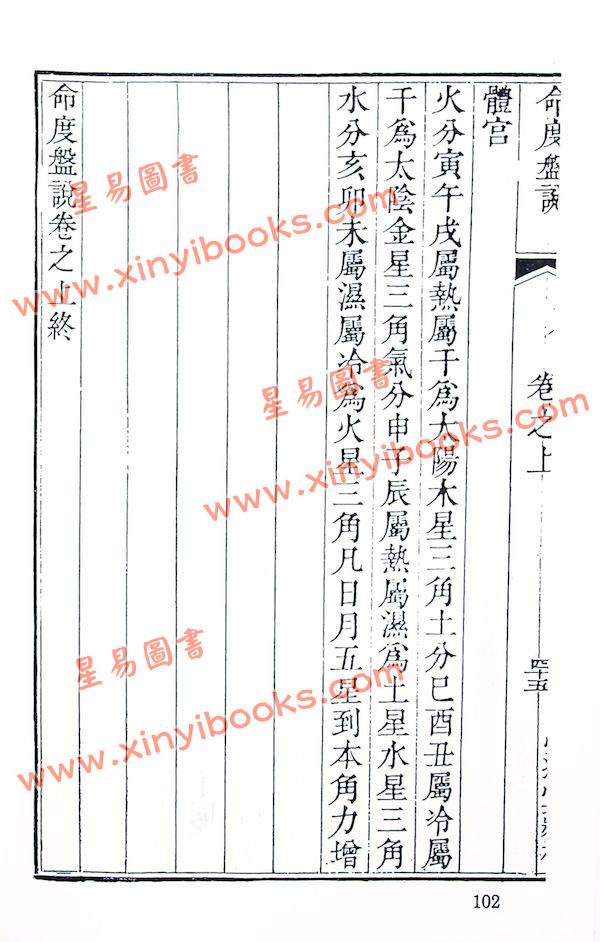 珍本术数丛书63平装：命度盘说命相家传手抄秘本