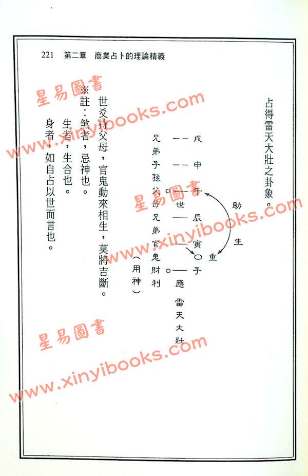 王士文：精准商业占卜全书 書有黃斑