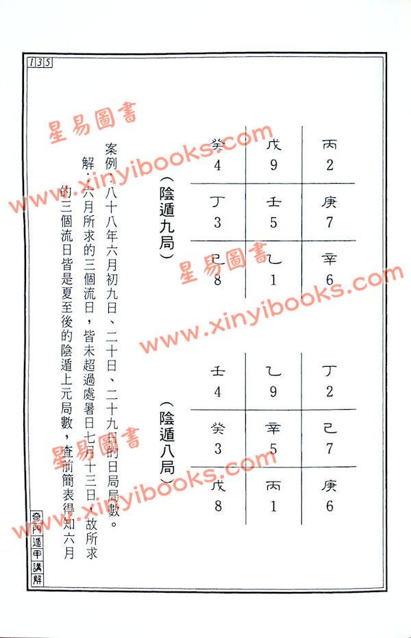 王士文：奇门遁甲讲解 書有黃斑